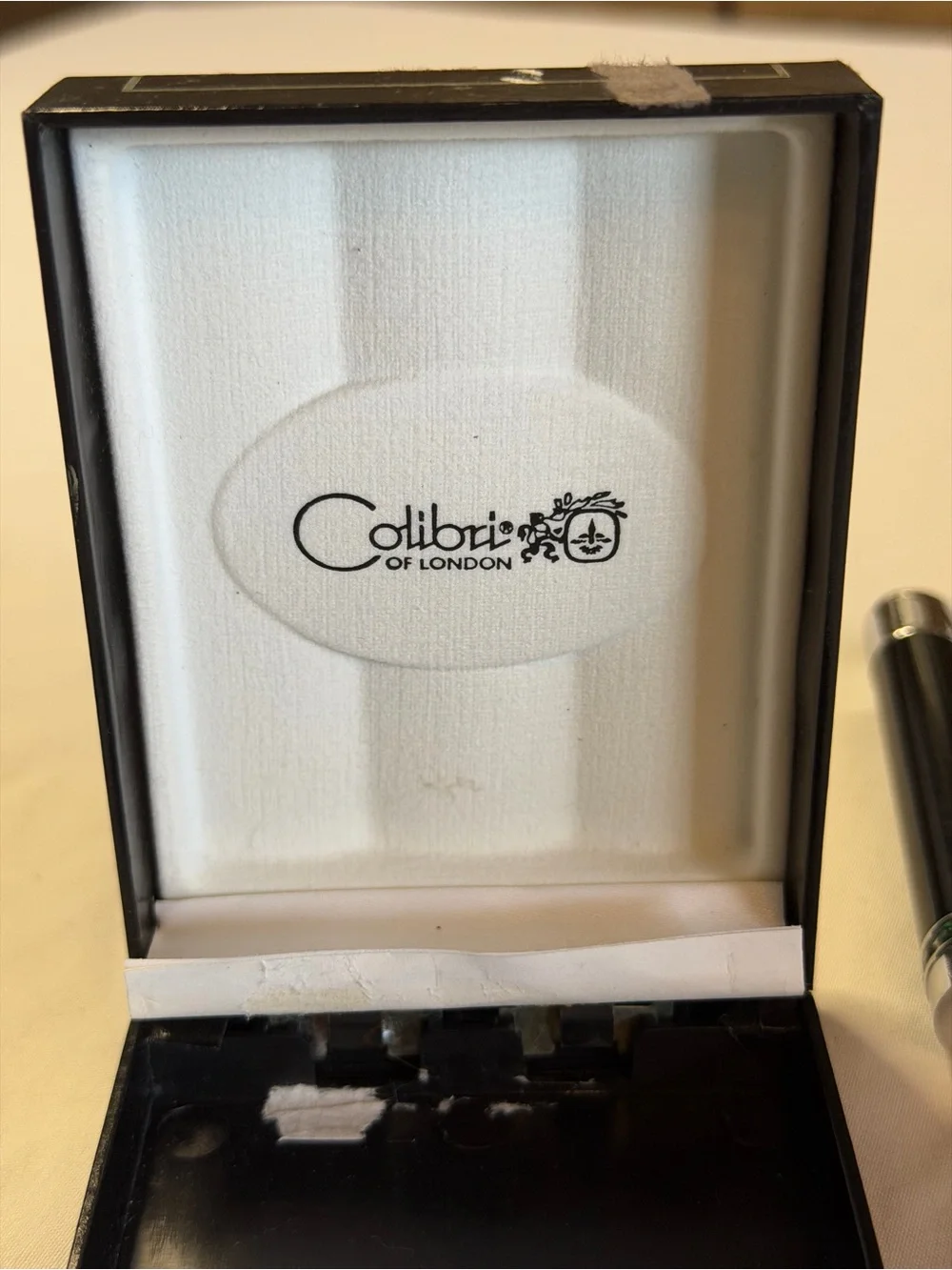 Colibri Men’s Black Cufflink Set with Multi-Colored Accent Rings